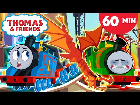 Thomas and the Great Dragon Chase! | Thomas & Friends: All Engines Go! | 60+ Minutes - Kids TV Series, Kingdom Kids Zone - Thomas & Friends