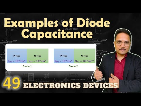Examples of PN Junction Capacitance Diode Capacitance