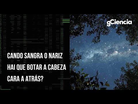 Vídeo: Cando sangra o nariz hai que botar a cabeza para atrás?