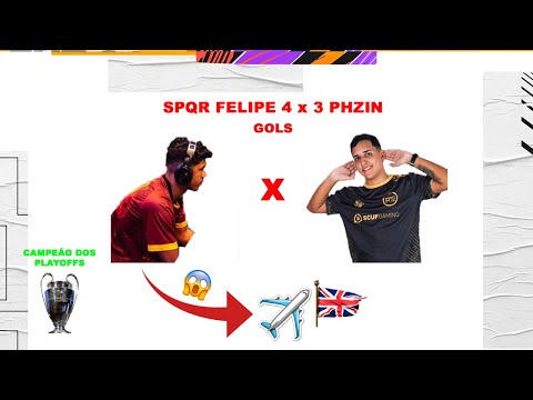 Alabinha CAMPEÃO dos playoffs - GOLS SPQR FELIPE I5I 4x3 PHZIN R10