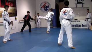 Black Belt Taekwondo Demonstration at The World Taekwondo Academy,  Carmel Valley San Diego