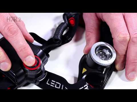 Galvos prožektorius LED LENSER H7R.2 video