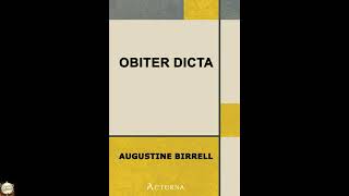 Obiter Dicta