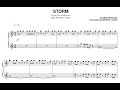 Brad Mehldau - Storm - Transcription