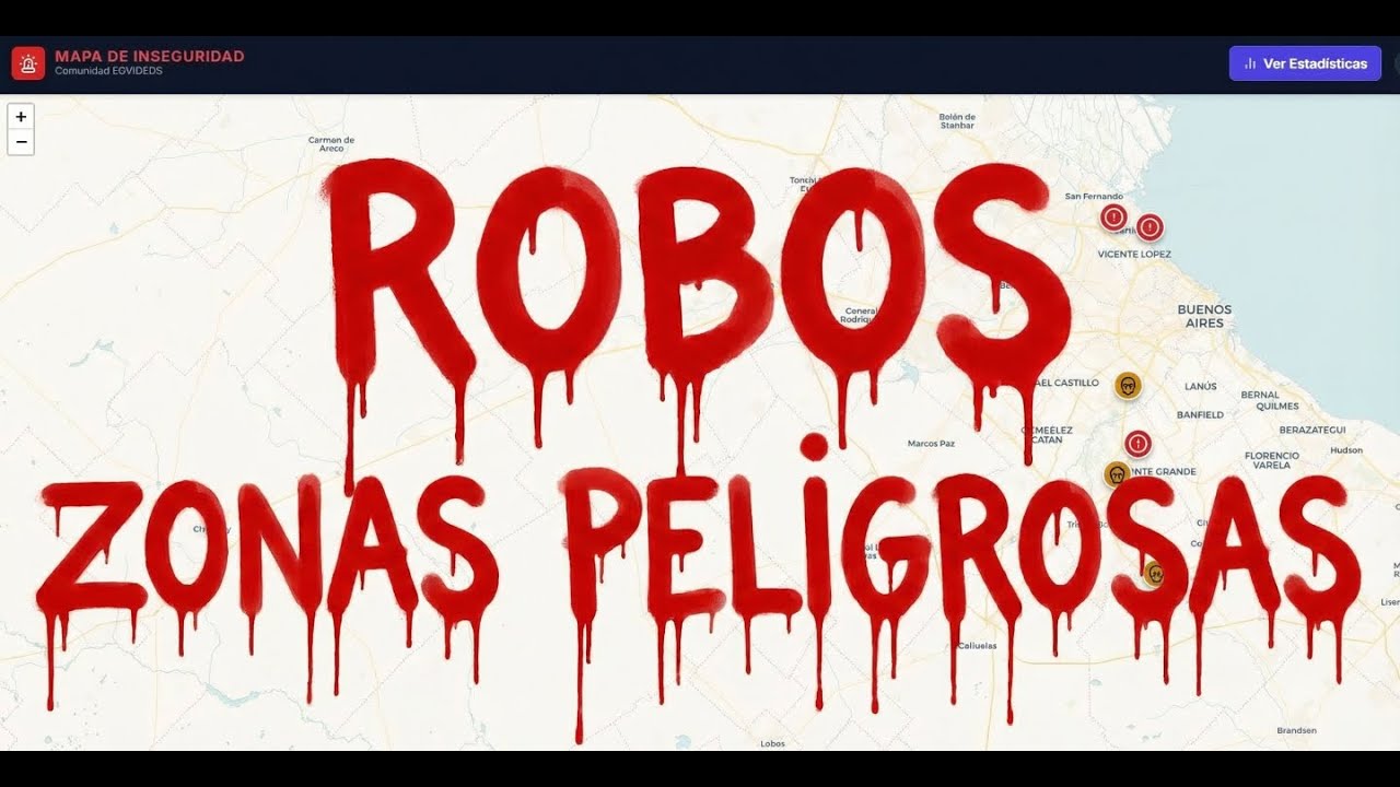 Mapa de Robos y Motochorros