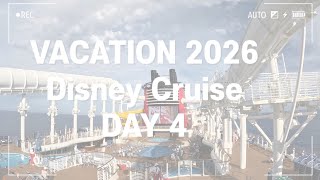 Vacation 2026 l Day 4 l Disney Treasure Cruise Sea Day & Worlds of Marvel Dinner l Caribbean Sea l 