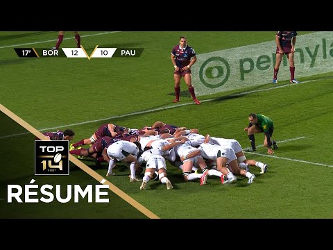 TOP 14 Saison 2025-2026 J10 - Résumé Union Bordeaux-Bègles - Section Paloise