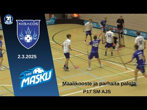 Maalikooste: P17 SM AJS Nibacos - SBS Masku 2.3.2025