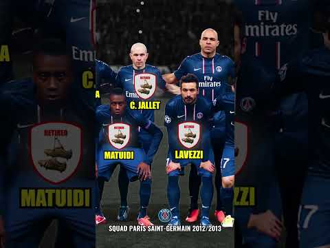 SQUAD PARIS SAINT-GERMAIN 2012/2013 #psg #bintangbola