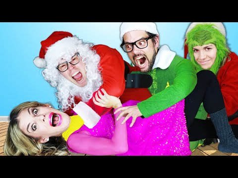 Surviving 24 HOURS in a GIANT Holiday Movie - Rebecca Zamolo