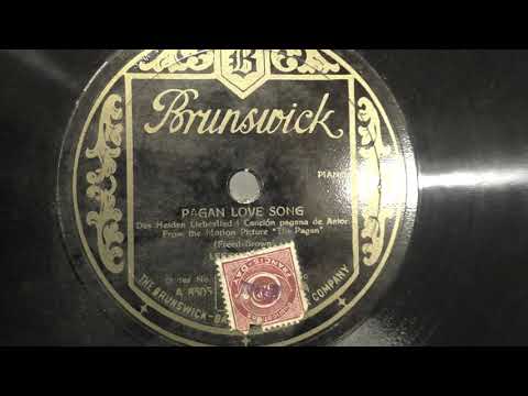 Lee Sims (piano) : Pagan love song. (1929).