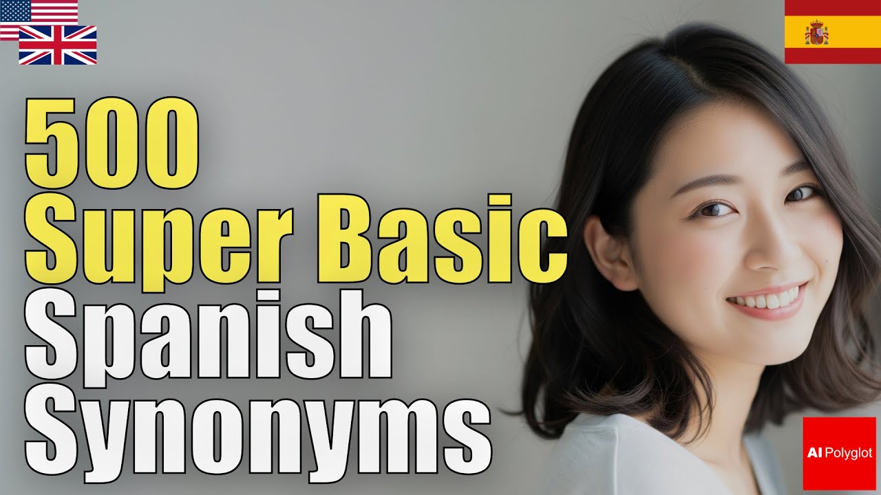 500 Super Basic Spanish Synonyms | Natural Listening | Must-Know 500 Super Basic Spanish Synonyms | Natural Listening | Must-Know