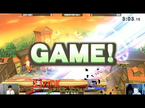 BLSF  Shoyo James (Diddy) vs Jakal (Sonic)   Winners Semi Finals   Smash 4 Singles