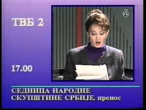 JRT TV Beograd 2 - TV vodič, 4. novembar 1991.