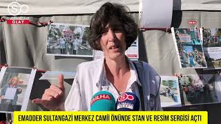EMADDER SULTANGAZİ MERKEZ CAMİİ ÖNÜNDE STANT VE RESİM SERGİSİ AÇTI 