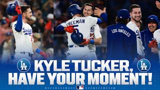 KING TUCK COMES UP CLUTCH! KYLE TUCKER'S 1ST DODGERS WALK-OFF (Including his immediate reaction ????)