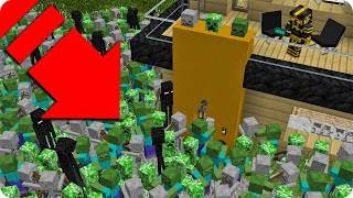 APOCALIPSIS DE MOBS DE MINECRAFT EN MI CASA EN MINECRAFT 😱