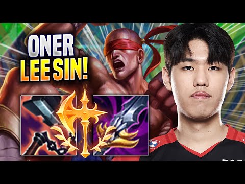 ONER DOMINATING WITH LEE SIN! - T1 Oner Plays Lee Sin JUNGLE vs Zac! | Season 2022