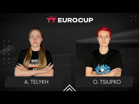 13:45 Anastasiia Telykh - Oleksandra Tsiupko 06.08.2025 TT Euro.Cup Women Ukraine Star.TABLE 3
