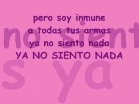 los rebujitos ya no siento nada con letra