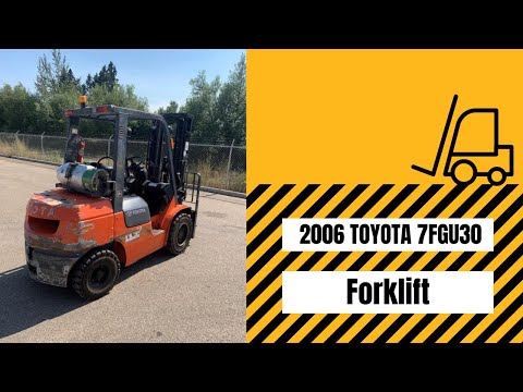 Used Forklift for Sale | 2006 TOYOTA 7FGU30  | Leavitt Machinery [USED EQUIPMENT] 1-888-247-0567