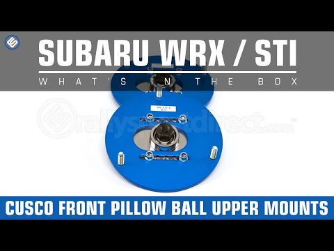 Cusco Front Pillow Ball Upper Mounts (02-07 WRX/STI) - What's in the Box?