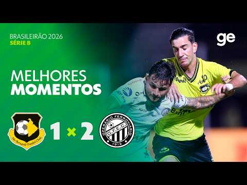 Gols e lances de São Bernardo x Operário