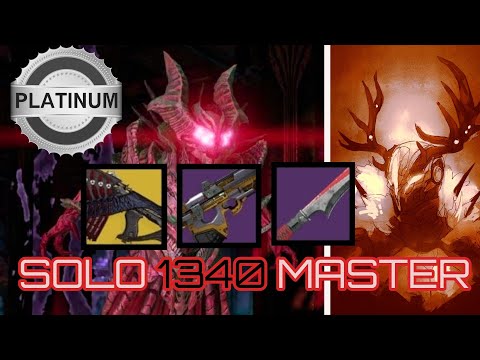 Solo 1340 Master Nightfall W/BASTION Exotic Fusion (Platinum 100K) The Disgraced - Destiny 2