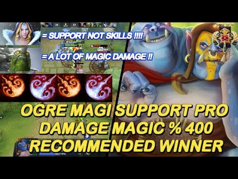 Dota 2 - Ogre Magi Support Pro With Scepter Build Deleted Enemies Damage Magic / NashDota 7.27d