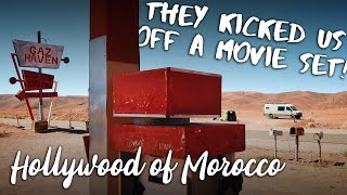 We got KICKED OUT from a movie set in Morocco!!