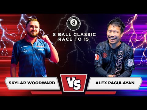 Alex Pagulayan vs Skylar Woodward | 8Ball Classic Brilliance | Race 15