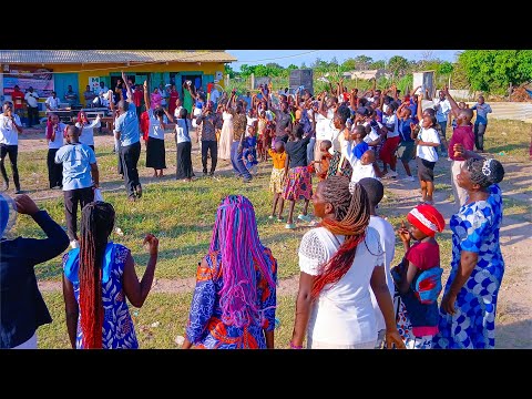 Majembeni Street Worship Highlights | LCYF Majembeni Aerial View