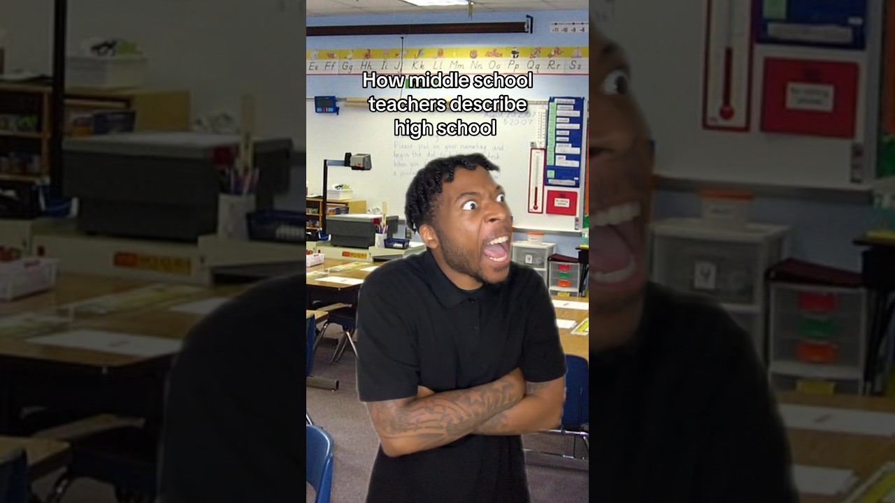 How middle school teachers describe high school