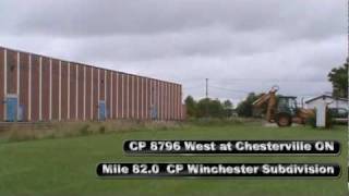 preview picture of video 'CP 8796 West - Chesterville ON'