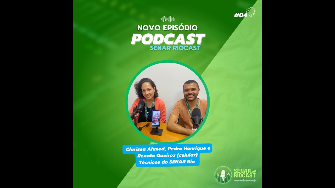 Podcast com técnicos do SENAR Rio que participaram do programa SuperAção Agro RS, da CNA/SENAR