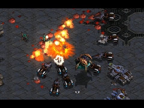 Flash (T) v Larva (Z) on Circuit Breakers - StarCraft Brood War REMASTERED 2019