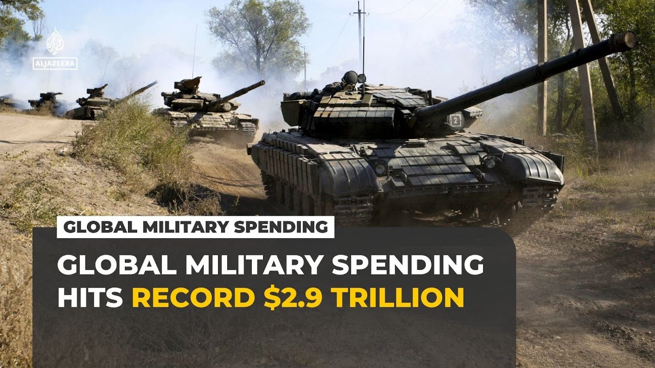 Global military spending hits record $2.9 trillion in 2025 as wars widen
