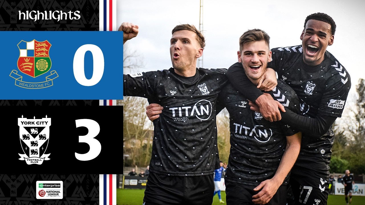 Wealdstone vs York City Highlights