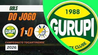 Gurupi EC 1x0 Palmas FR | VEJA O GOL DO JOGO