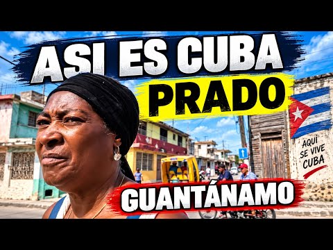 Así está Cuba hoy. Prado GUANTÁNAMO calle por calle