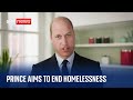 Prince William Launches Project To Help End Homelessness In Britain