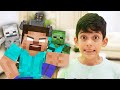 Jason Minecraft Animation with Herobrine Challenge and other funny stories for kids