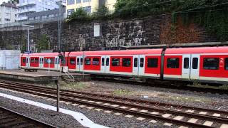 preview picture of video 'Rhine-Ruhr S-Bahn (S8) in Wuppertal Hauptbahnhof'