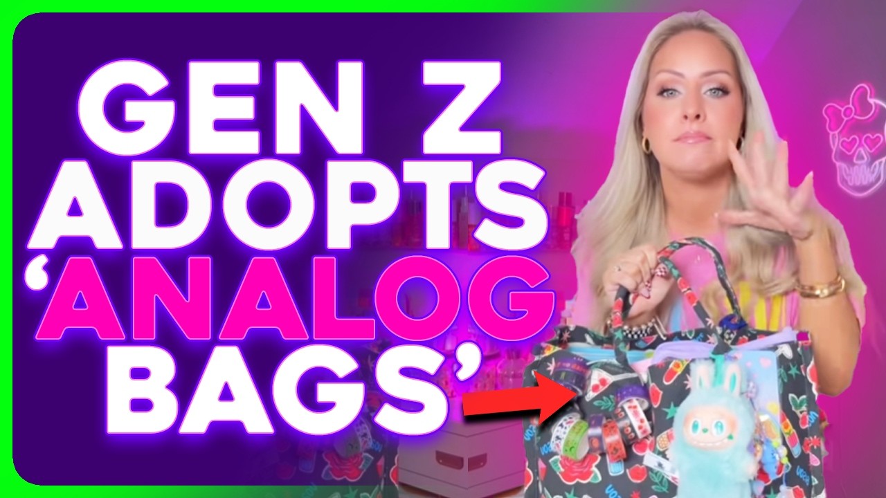Gen Z Using ANALOG BAGS to Avoid Doomscrolling
