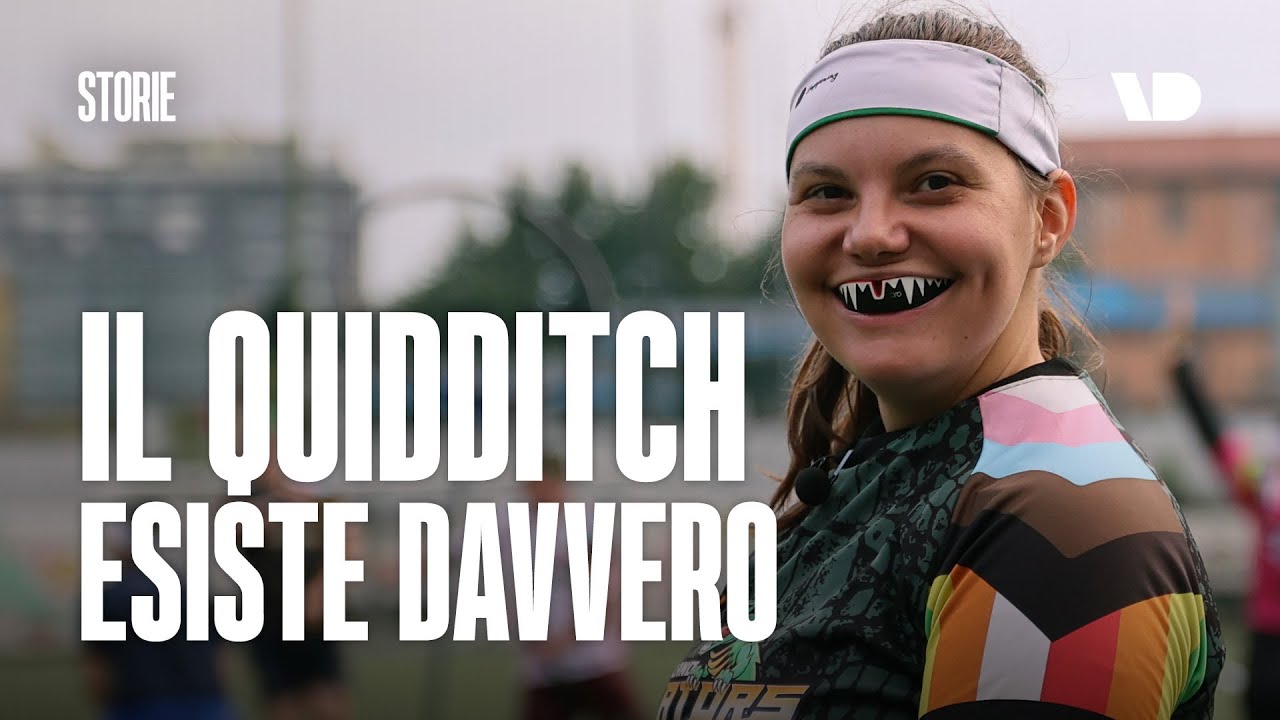 Fotogramma dal videoclip Quadball, lo sport inclusivo nato dal Quidditch di Harry Potter