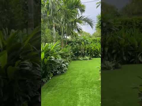 Beautiful Backyard Design . Lush Bali Inspired Garden