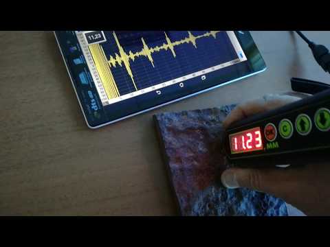 EMAT-technology EM2210 Thickness Gauge. Video presentation of technical specification.