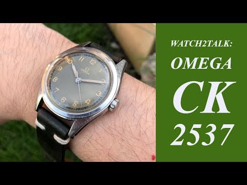 ONE OF THE MOST STURDY OMEGA CASE DESIGN - CK 2537 model - Military style watch