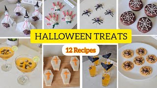 12 Last minute EASY Halloween Treats | Halloween Recipes #kidslove
