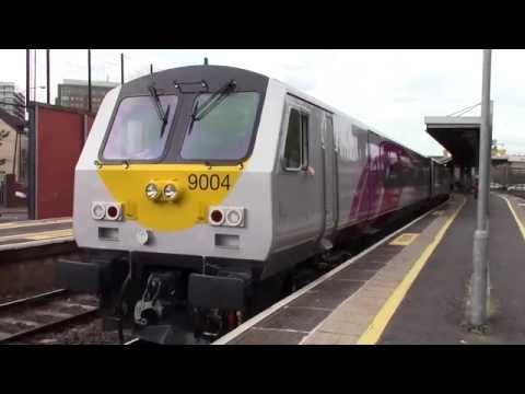 IE 201 Class loco 227 + Enterprise train - Belfast Central 22/6/16